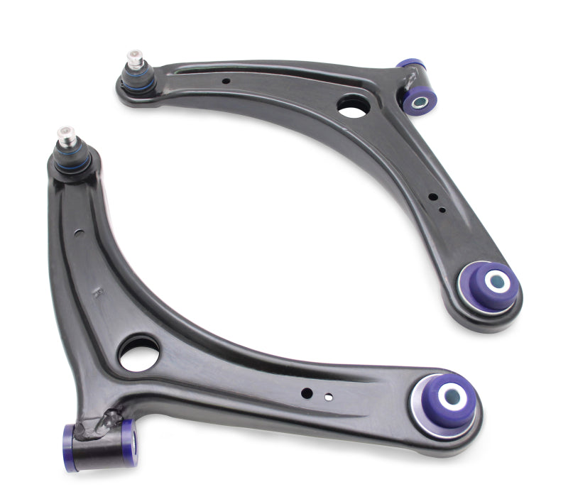 Superpro TRC1023 - SuperPro 2008 Mitsubishi Lancer GTS Front Lower Control Arm Set w/ Bushingsw/ Positive Caster