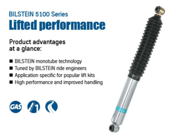 Bilstein 24-256759 - B8 5100 Series 2014 Ford F-150 3.5/3.7/5.0/6.2 Front 46mm Monotube Shock Absorber