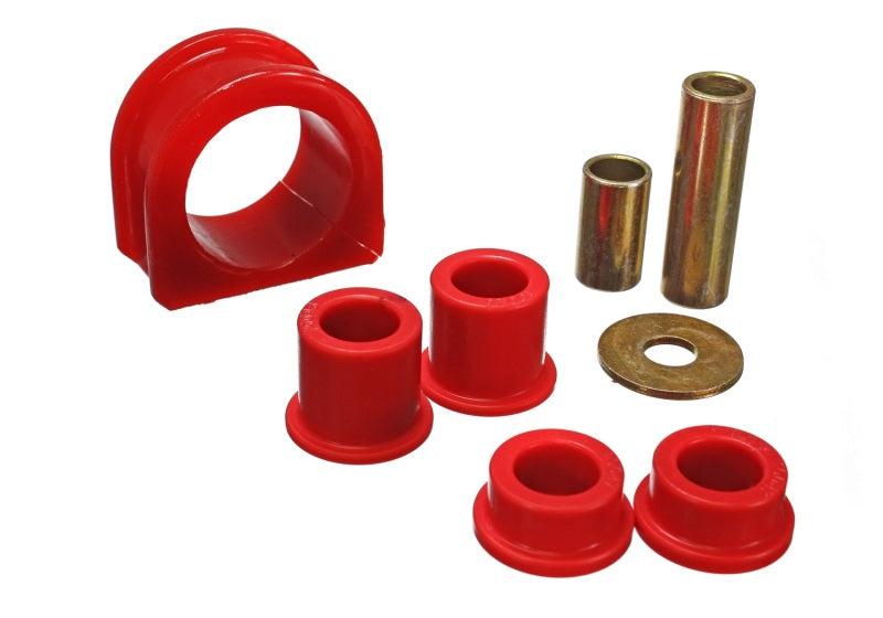 Energy Suspension 8.10104R - Steering Rack Bushing Set Red