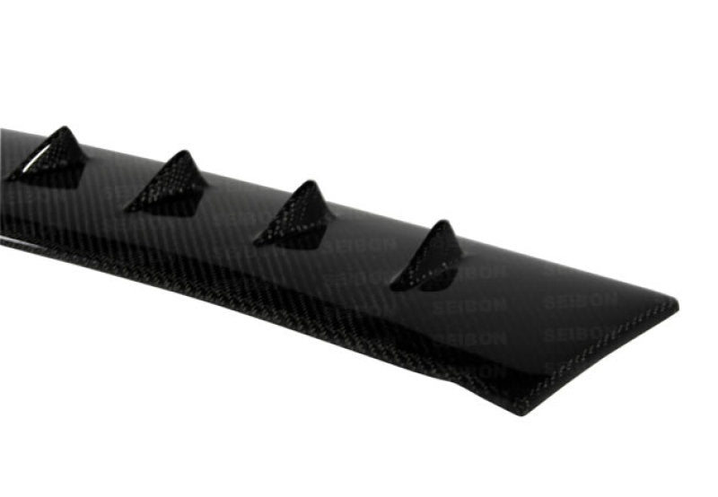 Seibon RFS0809MITEVOX FITS 08-10 Mitsubishi Evo 10 Carbon Fiber Rear Fin Spoiler