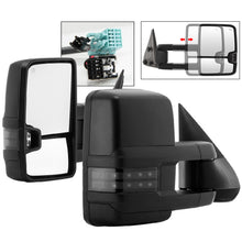 Load image into Gallery viewer, SPYDER 9936715 - xTune Chevy Silverado 03-06 G2 Heated Smoke LED Signal Telescoping Mirrors MIR-CS03S-G2-PWH-SM-SET