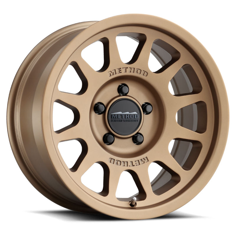 Method Wheels MR70378558935 -Method MR703 17x8.5 +35mm Offset 5x150 110.5mm CB Method Bronze Wheel
