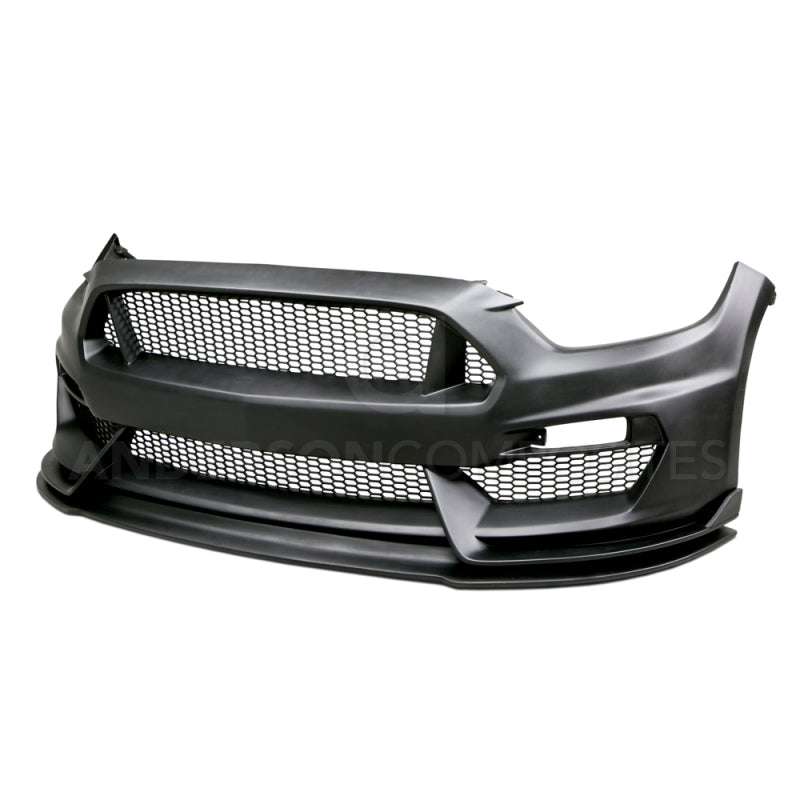 Anderson Composites AC-FB15FDMU-GR-GF FITS 15-16 Ford Mustang GT350 Style Fiberglass Front Bumper w/ Front Lip