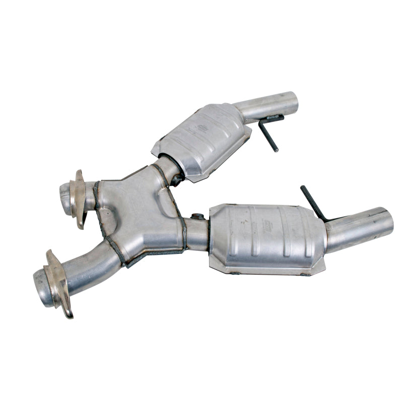 BBK 1666 FITS 96-98 Mustang 4.6 GT High Flow X Pipe With Catalytic Converters2-1/2