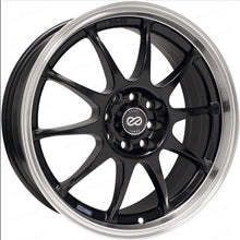 Load image into Gallery viewer, Enkei 409-565-02BK - J10 15x6.5 5x100/114.3 38mm Offset 72.62mm Bore Dia Matte Black w/ Machined Lip Wheel