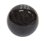 NRG SK-300BC-2 - Universal Ball Style Shift Knob (No Logo) Black Carbon Fiber (5 Speed Pattern)
