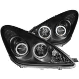 ANZO 121232 FITS: 2002-2003 Lexus Es300 Projector Headlights w/ Halo Black