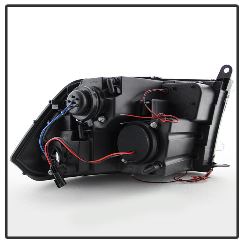 SPYDER 5010049 - Spyder Dodge Ram 1500 09-14 10-14 Projector Headlights Halogen- LED Halo LEDChrm PRO-YD-DR09-HL-C