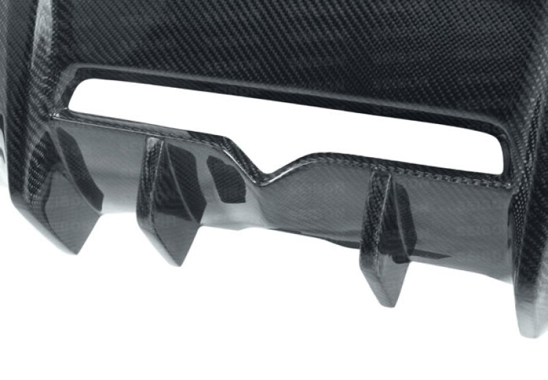 Seibon RDC1213SCNFRS FITS 12-13 BRZ/FRS Carbon Fiber Rear Diffuser Cover