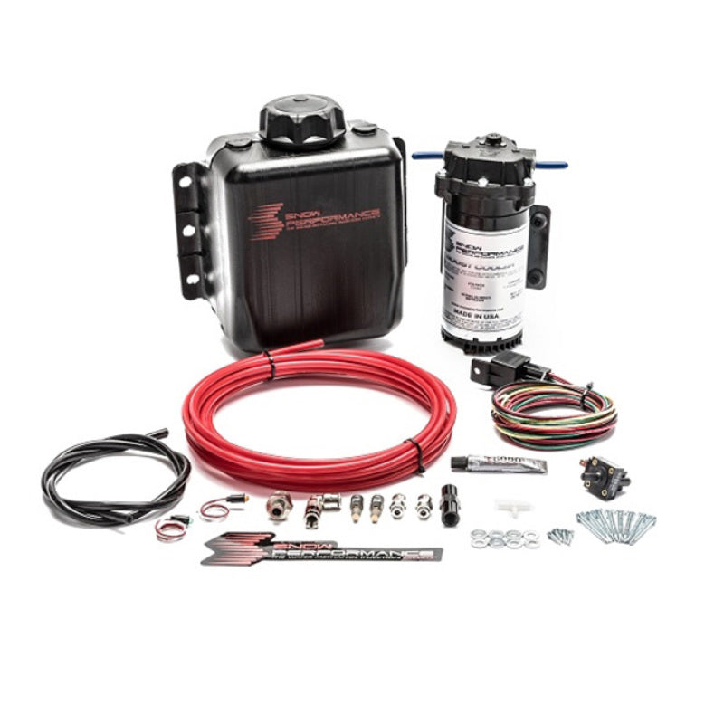 Snow Performance SNO-301 - Stg 1 Boost Cooler TD Water Injection Kit (Incl. Red Hi-Temp Tubing/Quick Fittings)