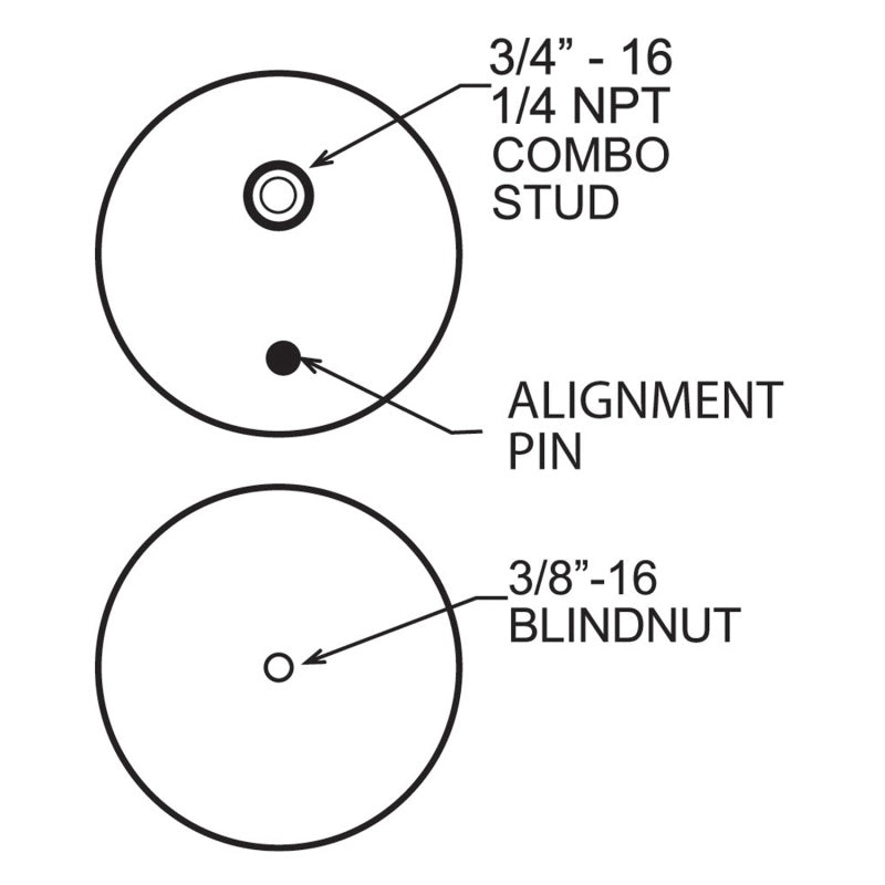 Firestone 6401 - Ride-Rite Replacement Bellow 224CZ (For Kit PN 2596 / 2299 / 2597 / 2550) (W21760)