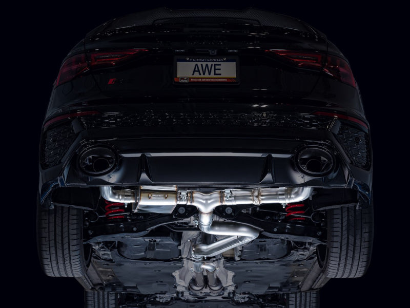 AWE Tuning 3025-31389 FITS Audi 22-23 8Y RS3 Cat-Back SwitchPath Exhaust (No Tips)