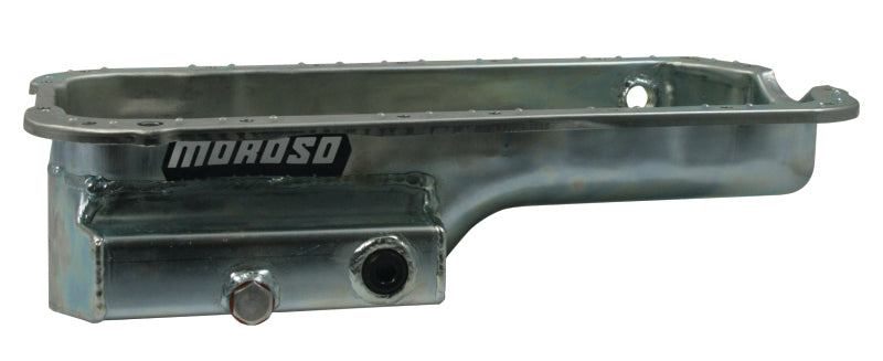 Moroso 20917 - Honda 2.2/2.3L H Series Road Race Baffled Extra Capacity Steel Oil Pan