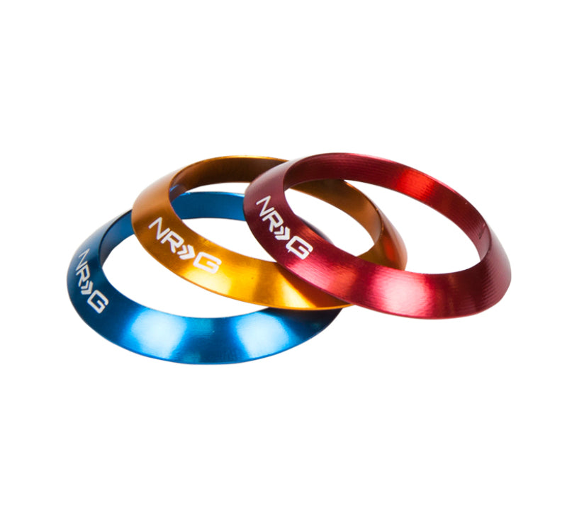 NRG SK-016WT - Shift KnobWhite (Includes 4 Interchangeable Rings)