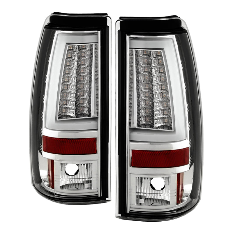 SPYDER 5081902 - Spyder Chevy Silverado 1500/2500 03-06 Version 2 LED Tail LightsChrome ALT-YD-CS03V2-LED-C