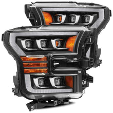 Load image into Gallery viewer, AlphaRex 880152 FITS 17-20 Ford Raptor NOVA LED Proj Headlights Plank Style Matte Black w/Activ Light/Seq Signal
