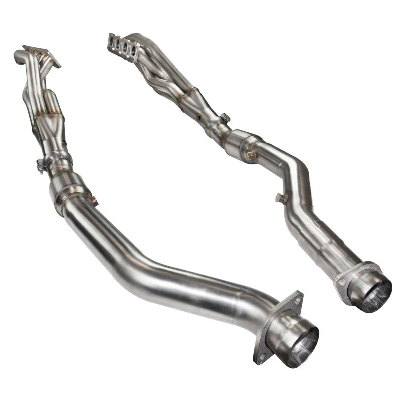 Kooks Headers 3410H431 - Kooks 12+ Jeep Grand Cherokee 6.4L 1-7/8in x 3in SS Longtube Headers w/Green Catted Connection Pipes