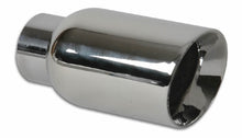 Load image into Gallery viewer, Vibrant 1207 FITS 4in Round SS Exhaust Tip (Double Wall Angle Cut Beveled Outlet)