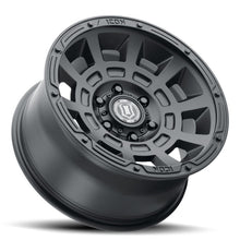 Load image into Gallery viewer, ICON 2817858347SB - Thrust 17x8.5 6x5.5 0mm Offset 4.75in BS Satin Black Wheel