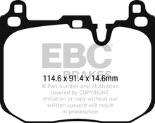 Load image into Gallery viewer, EBC 2015+ Mini Cooper John Cooper Works Yellowstuff Front Brake Pads