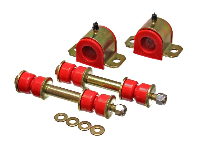 Energy Suspension 8.5123R - 95-00 Toyota Pickup 2WD (Exc T-100/Tundra) Red 25mm Front Sway Bar Bushing Set
