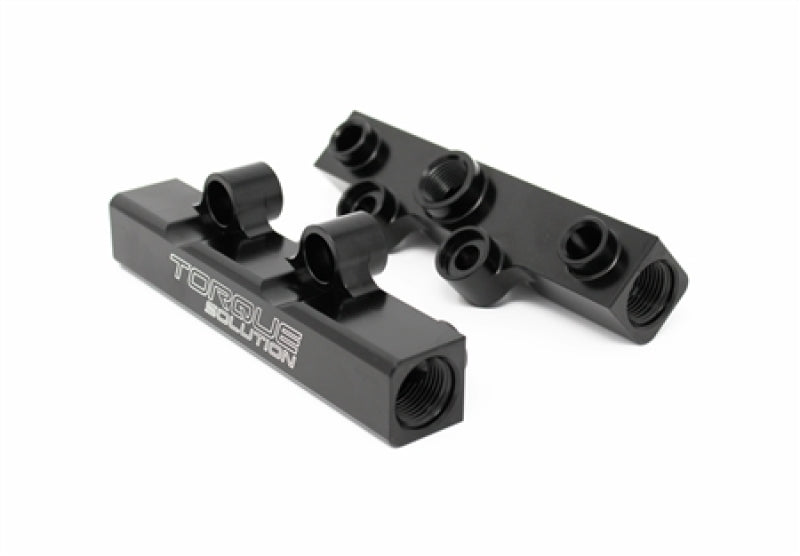 Torque Solution TS-SU-400BK.2 - Top Feed Fuel Rails: 02-14 Subaru WRX / 07-18 STI Black