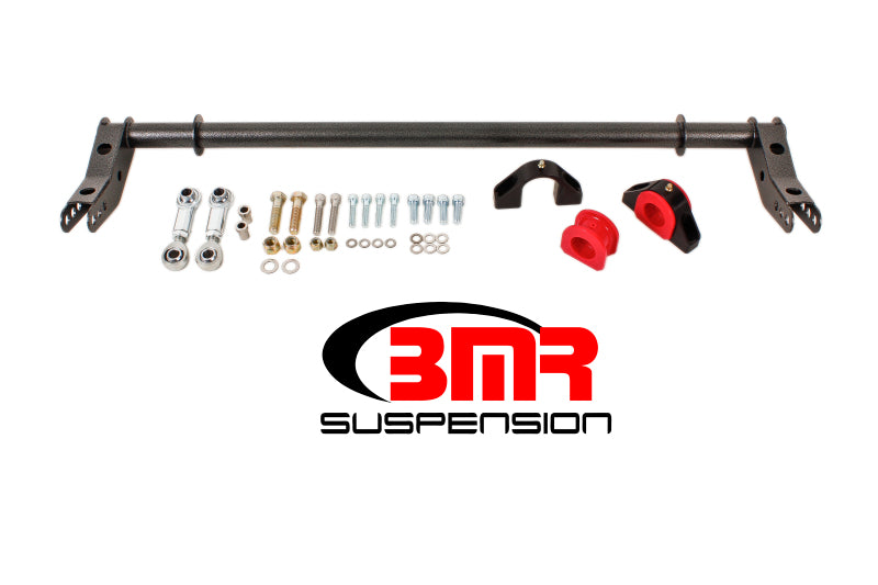 BMR Suspension XSB004H - BMR 10-15 5th Gen Camaro Rear Hollow 1.375in Xtreme Anti-Roll Kit Black Hammertone