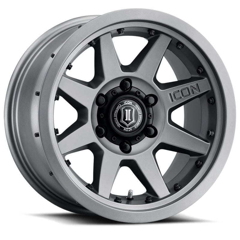 ICON 21817858347TT - Rebound Pro 17x8.5 6x5.5 0mm Offset 4.75in BS 106.1mm Bore Titanium Wheel