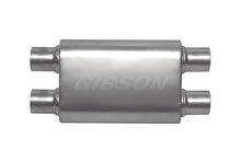 Load image into Gallery viewer, Gibson 55114S - CFT Superflow Dual/Dual Oval Muffler 4x9x18in/3in Inlet/3in Outlet Stainless
