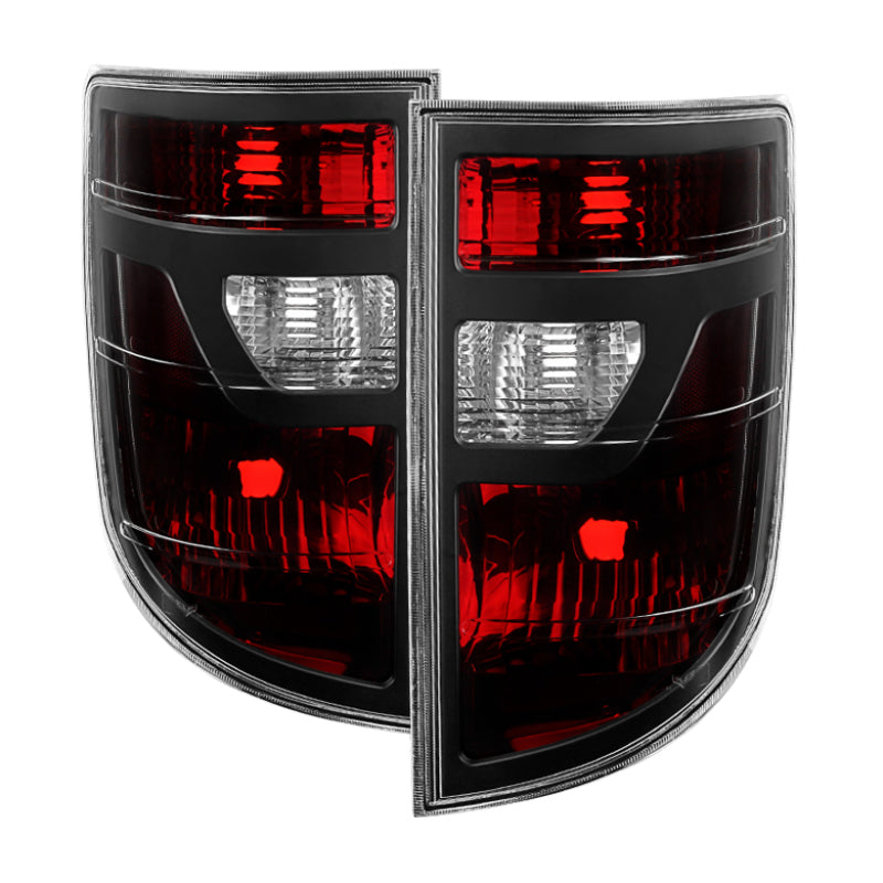 SPYDER 9033193 - Xtune Honda Ridgeline Pickup 06-08 OEM Style Tail Lights Red Smoked ALT-JH-HRID06-OE-RSM