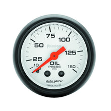 Load image into Gallery viewer, AutoMeter 5723 - Autometer Phantom 52mm 150 PSI Mechanical Oil Pressure Gauge