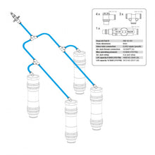 Load image into Gallery viewer, Nuke Performance Air Jack 90 Competition Complete Set 4pc, 8 BAR / 120 PSI