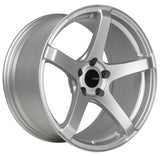 Enkei 476-880-1232SP - Kojin 18x8 32mm Offset 5x120 Bolt Pattern 72.6mm Bore Black Wheel Matte Silver