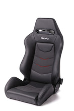 Load image into Gallery viewer, Recaro 7227110.1.3169 - Speed V Driver SeatBlack Leather/Red Suede Accent