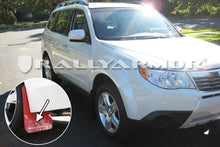 Load image into Gallery viewer, Rally Armor MF11-UR-RD/WH FITS: 2009+ Subaru Forester UR Red Mud Flap w/ White Logo