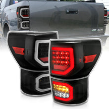 Load image into Gallery viewer, ANZO 311336 FITS: 2007-2013 Toyota Tundra LED Taillights Plank Style Black w/Clear Lens