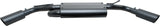 Gibson 17306-B - 10-11 Jeep Wrangler JK Sport 3.8L 2.5in Cat-Back Dual Extreme Exhaust Black Elite (Ceramic)