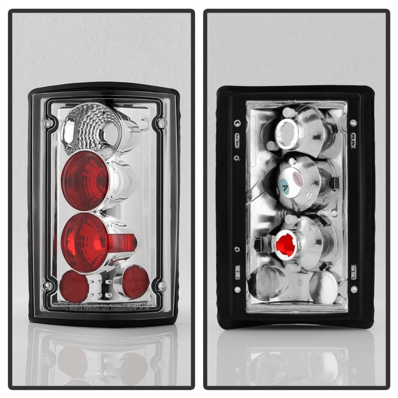 SPYDER 5002921 - Spyder Ford Excursion 00-06/Econoline 150/250/350/450/550 95-06 Euro Tail Lights Chrm ALT-YD-FEC00-C