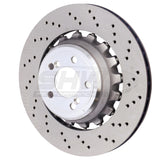 SHW Performance BRR48504 -  -SHW 15-18 BMW X5 M 4.4L Right Rear Cross-Drilled Lightweight Brake Rotor