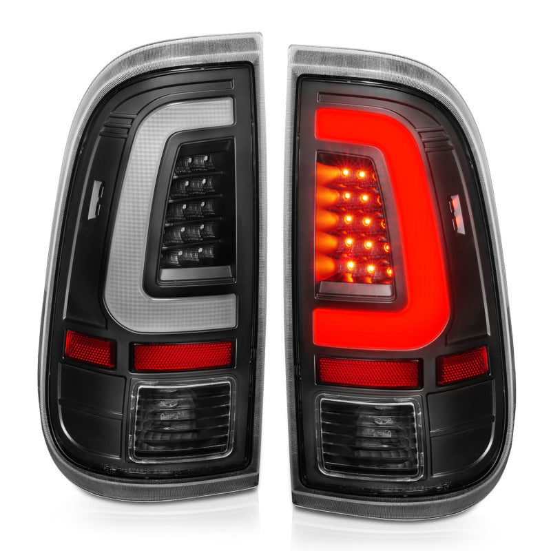 ANZO 311356 FITS: 2008-2016 Ford F-250 LED Taillights Black Housing Clear Lens (Pair)