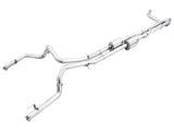 AWE Tuning 3015-31972 FITS 22-23 GMC Sierra 1500 AT4X 6.2L 0FG Catback Split Dual (Flat Bumper) - Bashguard(No Tips)
