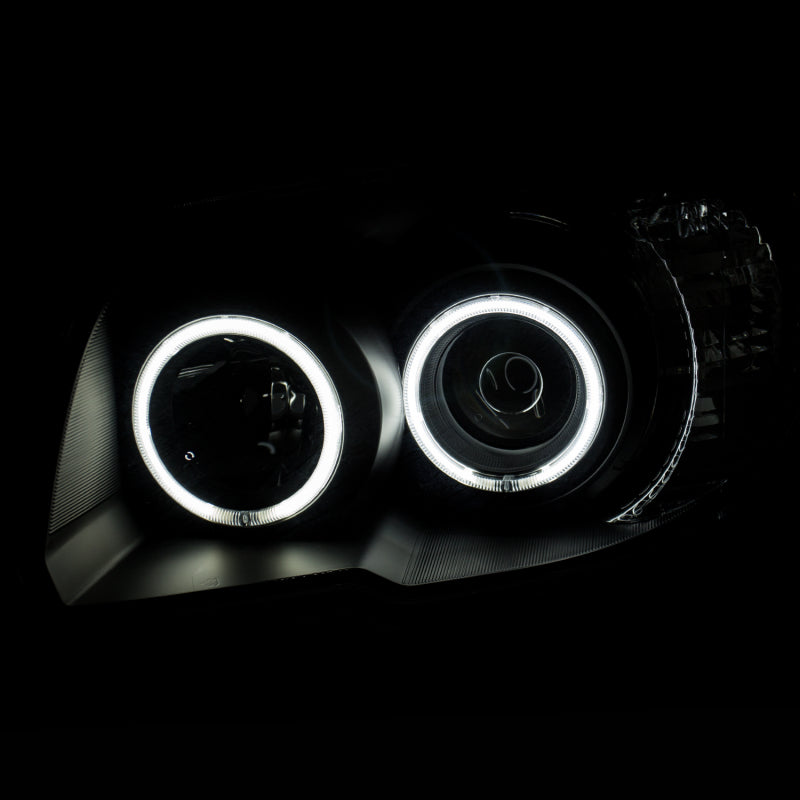 ANZO - [product_sku] - ANZO 2006-2009 Toyota 4Runner Projector Headlights w/ Halo Black - Fastmodz