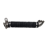 Wehrli WCF100704 - 11-15 Chevrolet 6.6L LML Duramax 3in Stainless Down Pipe (V-Band Style)