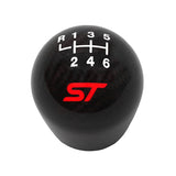 Ford Racing M-7213-FSTCF - Focus ST Black Carbon Fiber Shift Knob 6 Speed