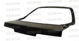 Seibon TL9093ACIN2D FITS 90-93 Acura Integra 2dr OEM Carbon Fiber Trunk Lid