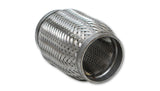 Vibrant 62808 FITS SS Flex Coupling with Inner Braid Liner 2.5in inlet/outlet x 8in flex length