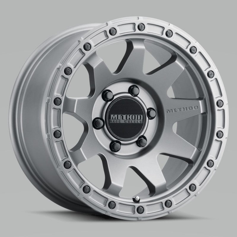 Method Wheels MR31778560800 -Method MR317 17x8.5 0mm Offset 6x5.5 106.25mm CB Matte Titanium Wheel