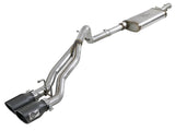 aFe 49-48054-B FITS Rebel Series Cat-Back 2.5in Dual Center Exit SS Exhaust w/ Black Tips 07-14 Jeep Wrangler V6