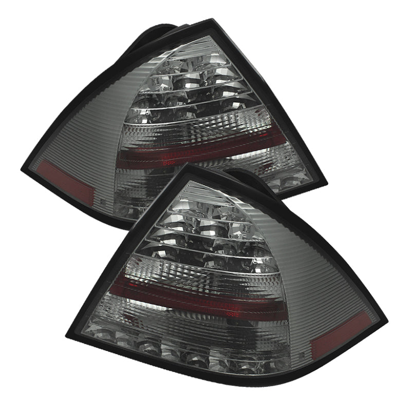 SPYDER 5069986 - Spyder Mercedes Benz W203 C-Class 05-07 4DR Sedan LED Tail Lights Smoke ALT-YD-MBZC05-LED-SM