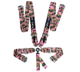 NRG SBH-RS5PCPKCAMO - SFI 16.1 5pt 3in. Seat Belt Harness/ Cam LockPink Camo